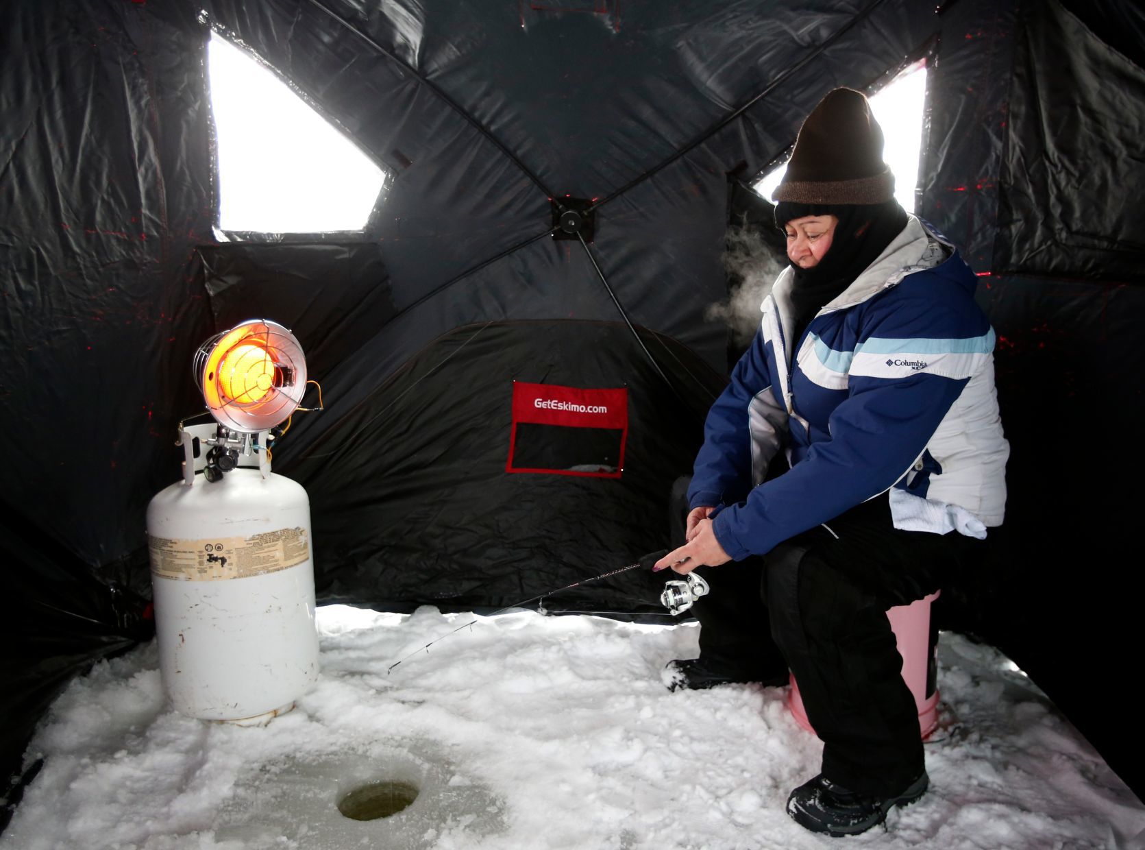 Ice fishing workshop